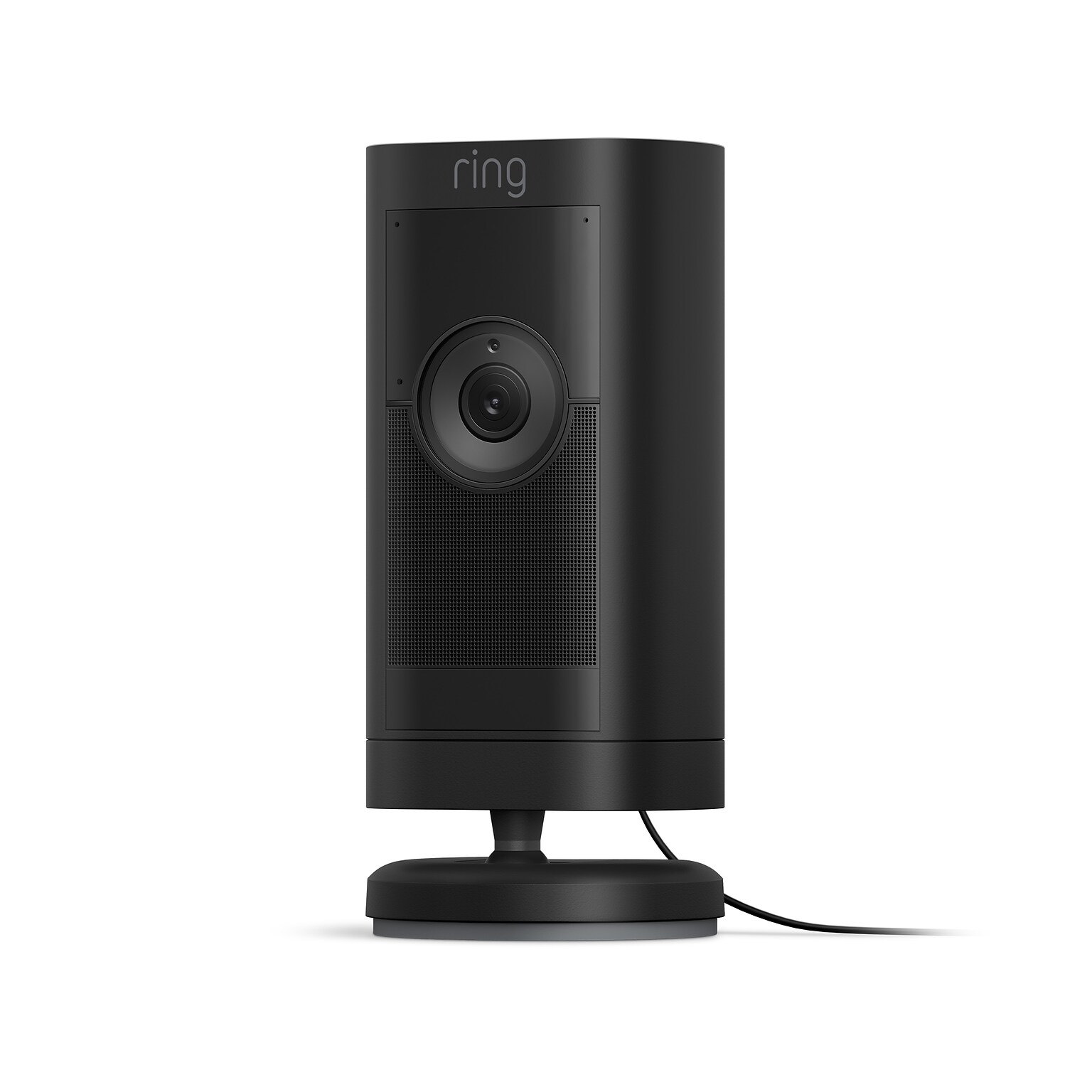 Ring Stick Up Cam Pro Plug In Indoor/Outdoor HDR Wired Security Camera, Black (B09CKJVYXP)