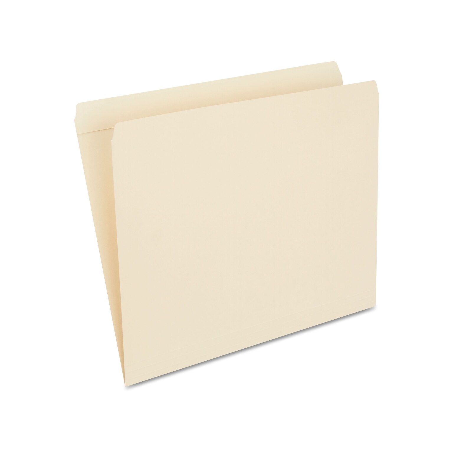 Quill Brand® Premium Reinforced File Folders, Straight Cut, Letter Size, Manila, 100/Box (751133)