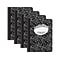 Better Office 1-Subject Composition Notebooks, 7.5 x 9.75, Wide Ruled, 100 Sheets, Black, 12/Pack