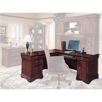 DMI Rue De Lyon Office Collection; Left Computer L Desk