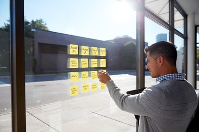 Post-it Super Sticky Notes, 3" x 3", Canary Yellow, 90 Sheets/Pad, 10 Pads/Pack (654-10SSCY)