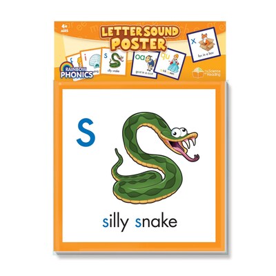 Junior Learning® Rainbow Phonics Letter Sound Poster (JRLRP112)