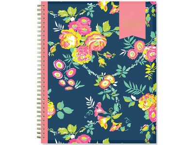 2025 Blue Sky Day Designer Peyton Navy 8.5 x 11 Weekly & Monthly Planner, Plastic Cover, Multicolor (103617-25)