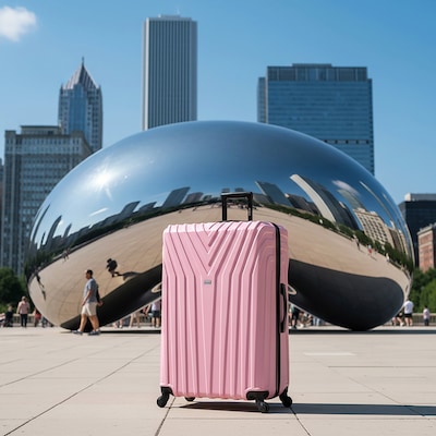 InUSA Vasty 33.86 Hardside Suitcase, 4-Wheeled Spinner, TSA Checkpoint Friendly, Red (IUVAS00XL-RED)