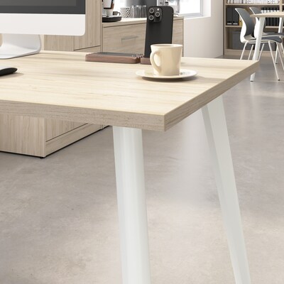 Bush Business Furniture Vista 48W Computer Desk, Natural Elm (VSD148NE)