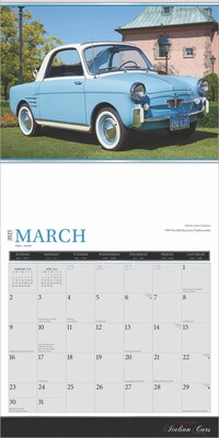 2025 Brown Trout Motor Club Classic Italian Cars 12" x 12" Monthly  Wall Calendar (9781975476076)