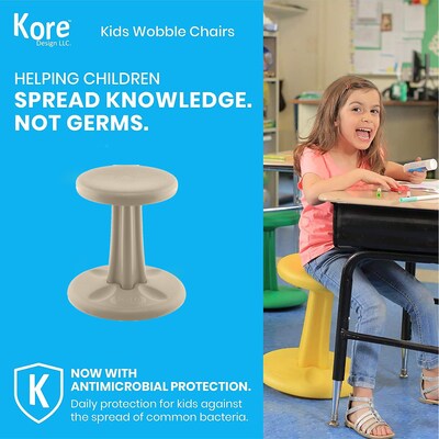 Kore Design Kids Wobble Chair 14in, Sand Dollar (KD-603)