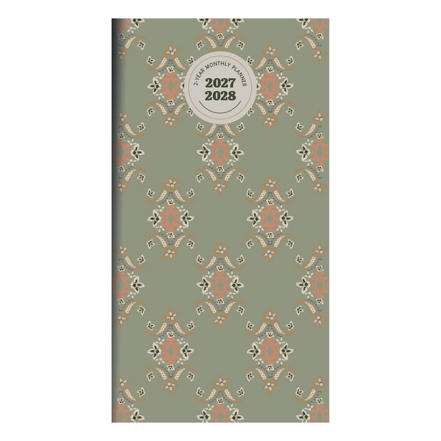 2027 TF Publishing Artisan Legacy 3.5 x 6.5  Monthly Standard Planner, Paperboard Cover, Multicolored (27-7002)