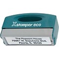 Xstamper® Pre-inked Eco Stamp; 1/2x2, Up to 4 Lines
