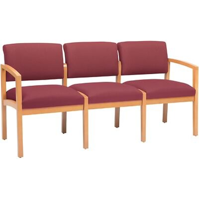 Lesro Lenox Modular Reception Collection in Deluxe Fabric; 3-Seat Sofa