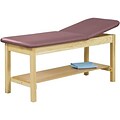 Clinton™ Industries Treatment Table with Shelf; 27 Wide, Hardwood