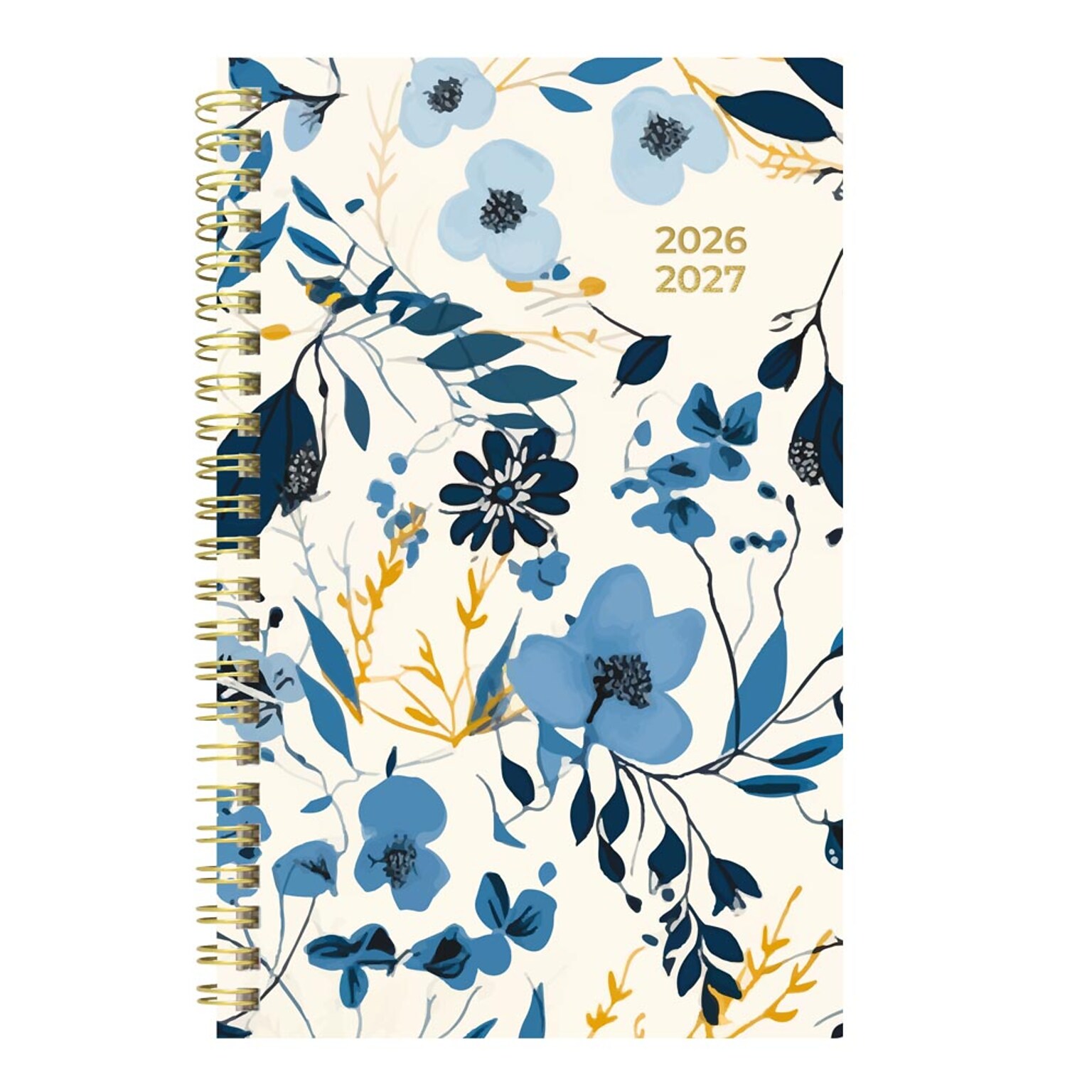 2026-2027 Blueline Academic 8 x 5 Weekly & Monthly Planner, Poly Cover, Blossom Yellow (CA114PG.01)