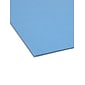 Smead File Folder, 1/3-Cut Tab, Letter Size, Blue, 100/Box (12043)