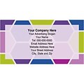 Full-Color Advertising Labels; Hexagons, 4x2