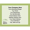Full-Color Advertising Labels; House with Umbrella, 4x3