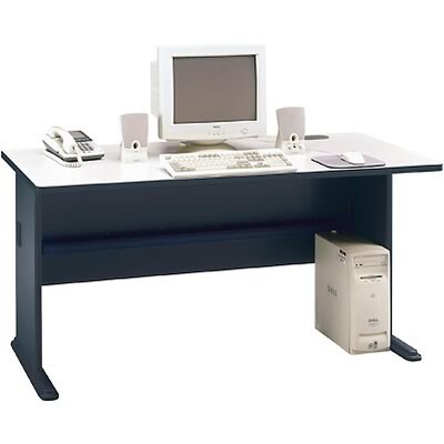 Bush® Cubix® Collection in Slate Finish; 60" Desk, Ready to Assemble