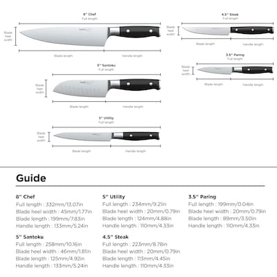 Ninja Foodi NeverDull Premium K32012 Stainless Steel Knife System with Built-in Sharpener, 12 Pieces (K32012)