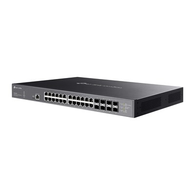 TP-Link Omada 24-Ports 10Gigabit Ethernet PoE Managed Switch 10Gbps, Black (SX3832MPP)