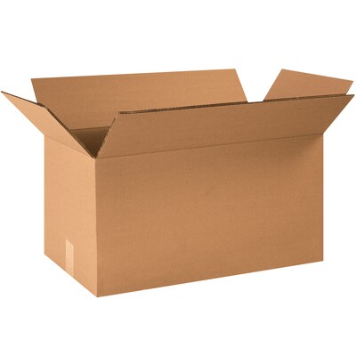 24 x 12 x 12 Shipping Box, 275#, Double Wall, Kraft, 15/Bundle (BS241212HDDW)