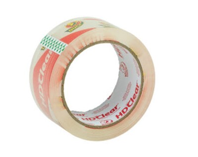 Duck Heavy-Duty Carton Packaging Tape, 1.88 x 55 Yards, Clear, 8-Pack