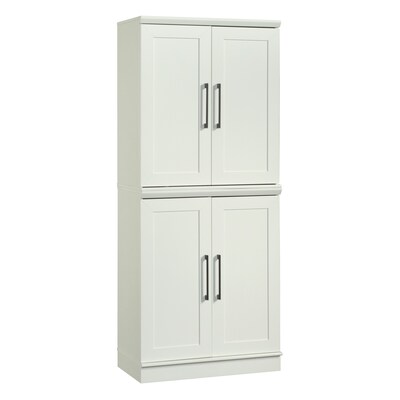 Sauder HomePlus 37H Storage Cabinet with 2 Shelves, White (438284)