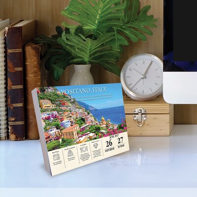 2027 Willow Creek Passport to the World 5.4" x 6.2" Day-to-Day Calendar (65037)
