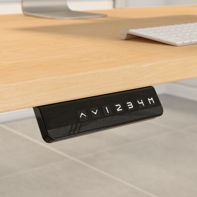 Bush Business Furniture Move 60 Series 27''-47'' Adjustable Standing Desk, Natural Maple (M6S4830ACSK)