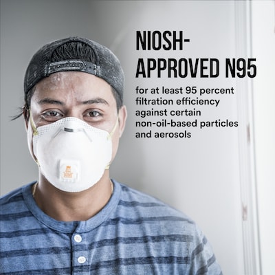 3M™ Disposable Particulate Respirator N95 with 3M™ Cool Flow™ Valve, 10/Pack (8511)