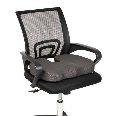 Mind Reader Memory Foam Seat Cushion, Gray (SEATMESH-GRY)