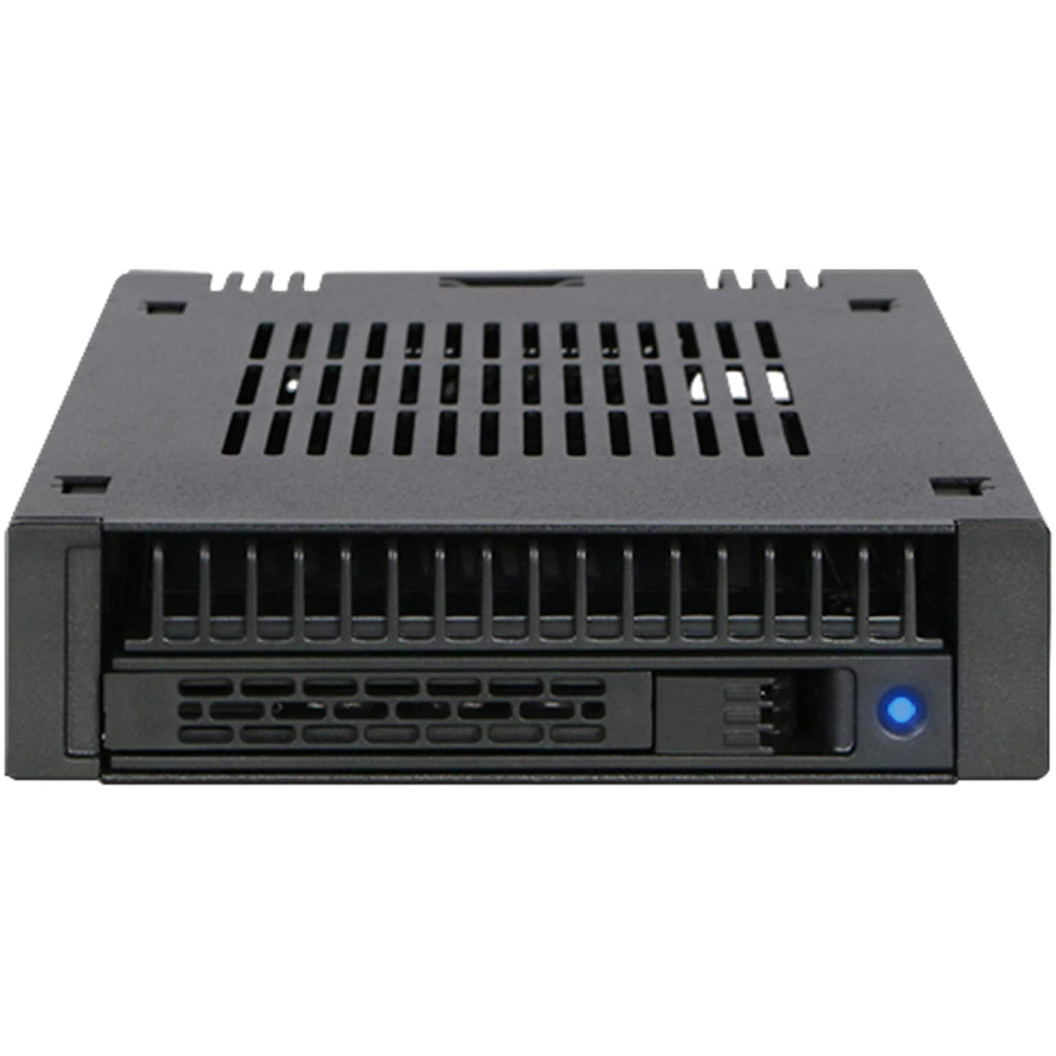 Icy Dock ExpressCage 2.5 External SATA/SAS Hard Drive Enclosure, SSD/HDD, Black (MB741SP-B)