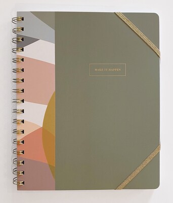 Carolina Pad Down to Earth Ideal Notebook, 7.4 x 8.75, College-Ruled, 100 Sheets, Multicolored (55