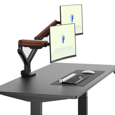 FlexiSpot MA9 Premium Dual Monitor Mount, Up to 49 Monitors Black (MA9-D-DP-US)