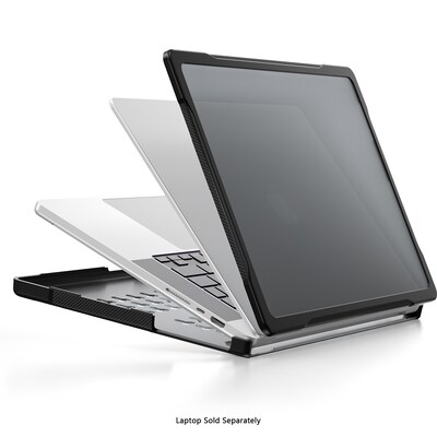 SaharaCase Raider Series Laptop Case for MacBook Pro 14-Inch (2021–2025, M1–M5), Black/Clear (LT00043)