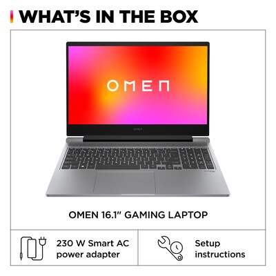 HP Omen 16" FHD 144 Hz Gaming Laptop, NVIDIA RTX 4060, Intel Core i7-14650HX, 16GB RAM, 512GB SSD, Windows 11 Home