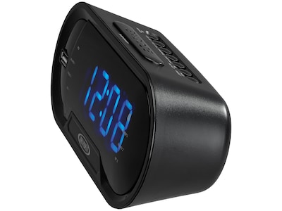 Jensen JCR-298 Bluetooth Digital AM/FM Dual Alarm Clock Radio, Black
