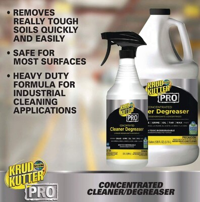 Rust-Oleum Cleaner Degreaser, Mild Scent, 1 Gal., 4/Pack (352261)
