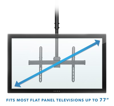 Mount-It! Height Adjustable Full Motion TV Ceiling Mount, For 32" to 77" Screens (MI-509B)