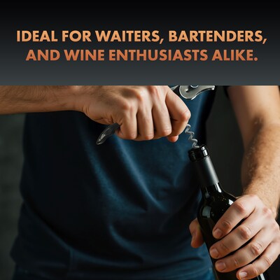 Newhouse Waiter Style Corkscrew Wine Opener, 12/Pack (NHWC-001-12PK)