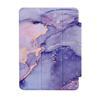 SaharaCase Venture Series Tri-Fold Folio Case for iPad Air 13 (M3/M2), Purple Marble (TB00411)