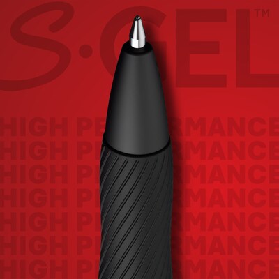 Sharpie S-Gel Retractable Gel Pens, Medium Point, 0.7mm, Black Ink, 22 Pens/Pack (2153949)
