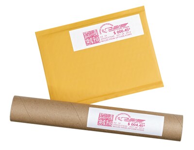 Avery Postage Meter Shipping Labels, Matte White, 1 25/32 x 6, White, 60 Labels/Pack (5289)