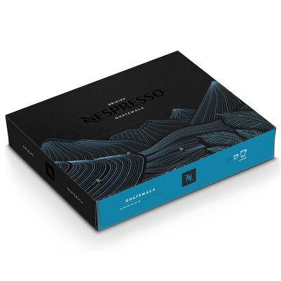 Nespresso Guatemala Coffee Nespresso Professional Capsules, Espresso Roast, 50/Box (8787.84)
