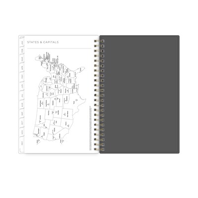 2026 Blue Sky Midnight Garden PP 8.5" x 11" Weekly & Monthly Personal Planner (140944-26)