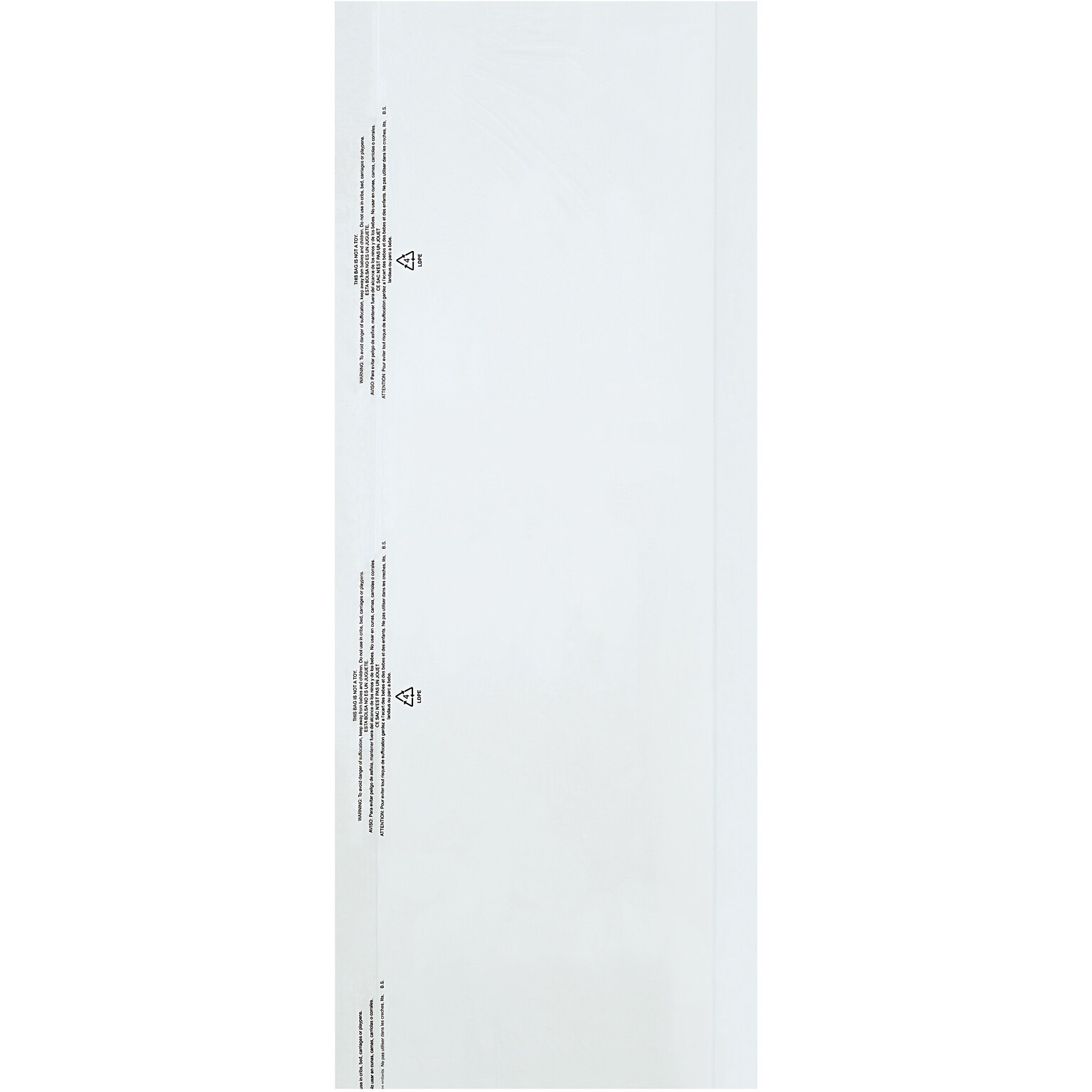 21 x 54 Reclosable Poly Bags, Bags on a Roll, Clear, 360/Roll (GB21454)