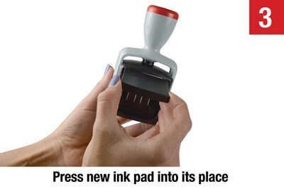 2000 PLUS Self-Inking "RECEIVED" Message Stamp, Red and Blue Ink (011034)