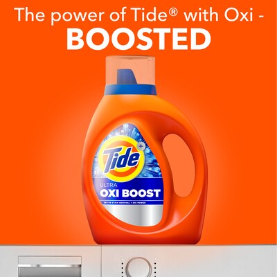 Tide Ultra Oxi Boost HE Liquid Laundry Detergent, 83 Loads, 117 fl. oz. (17538)