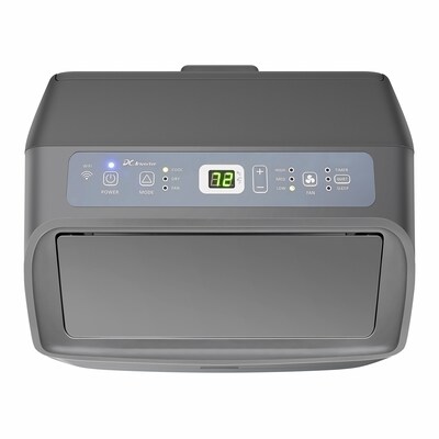 Hisense 115 Volt 10000 (BTU DOE) Portable Air Conditioner, Remote Control Included, WiFi  Enabled, Grey (RP10TWD)