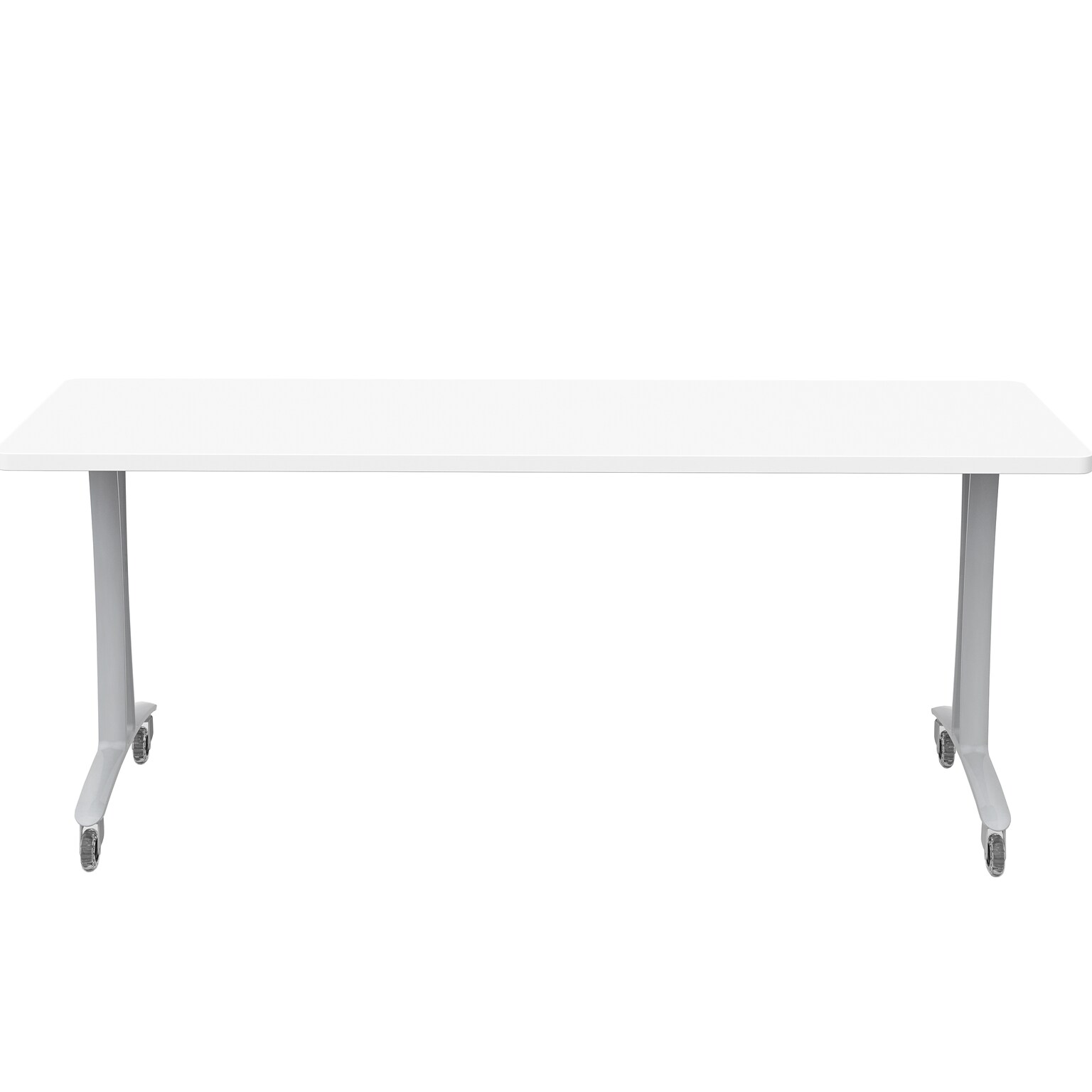 Safco Rumba Training Room Table, 24 x 72, Designer White (RBA7224TCASLDSWT)