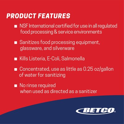 Betco Simplicity Sanibet Multi-Range Sanitizer Disinfectant Deodorizer, 67.6 oz., 4/Carton (BET2374700)