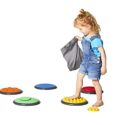 Gonge Tactile Discs, Assorted Colors, 5/Set
